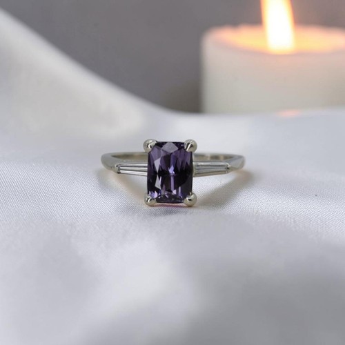 Anello spinello lavanda viola - lavanda,