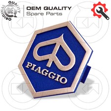 SCUDETTO FREGIO STEMMA ESAGONALE TIPO ORIGINALE PIAGGIO VESPA PK XL RUSH 50 1989