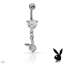 PLAYBOY Heart Body Ring With