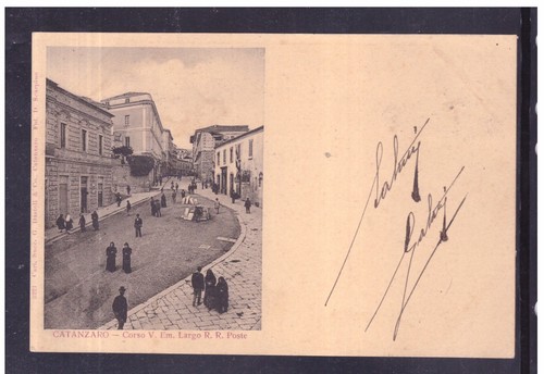 Cartolina catanzaro corso - catanzaro,