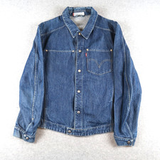 Giacca denim blu vintage Y2K