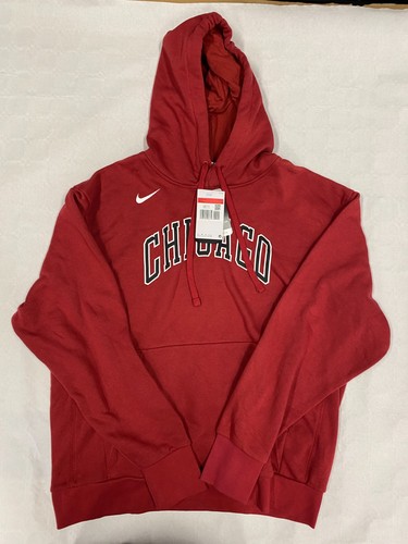 Felpa nike chicago bulls rosso - felpa,