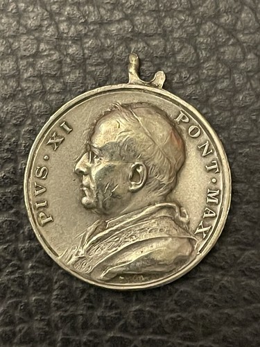 Medaglia religiosa papa pio - religiosa, xi