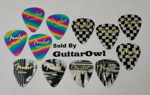 Fender medium guitar picks - medium,