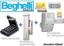 BEGHELLI 1 PERIMETRALE 1 VOLUMETRICO 1 TELECOMANDO INTELLIGENT ALLARME ANTIFURTO