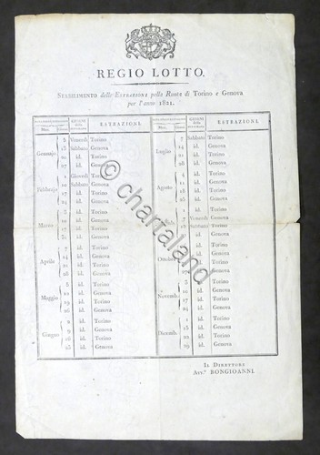 Regio lotto stabilimento - lotto,
