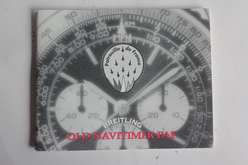 Breitling livret notice montre - breitling,