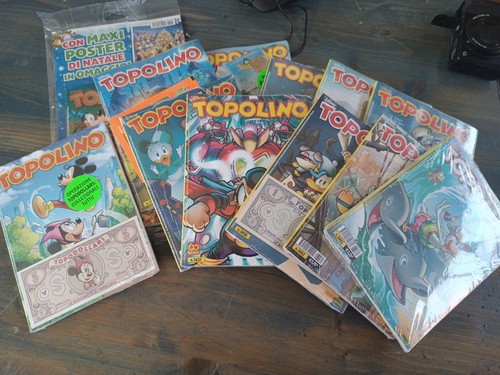Lotto topolino sigillati - lotto, 12