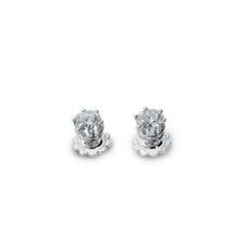Orecchini Damiani Minou 20055878 In Oro Bianco E Diamanti Punto Luce 0,50 Ct