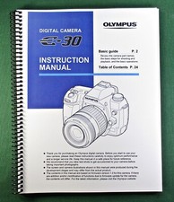 Olympus E-30 Manuale Istruzioni: 156 Pagine e Cover Protettive!