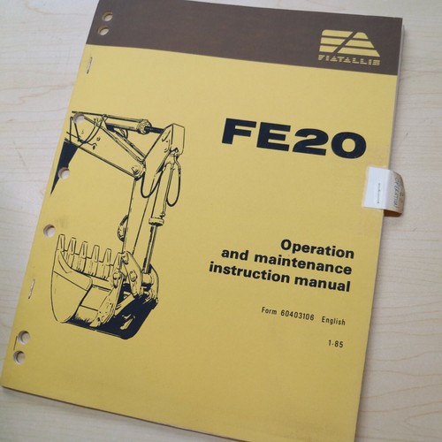 Fait allis fe20 escavatore - fait,