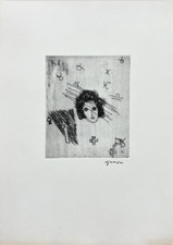 GIUSEPPE GUARINO (Milano, 1920)Incisione Acquaforte su carta Firmata a Matita