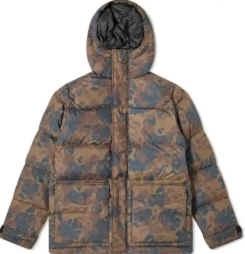 Giacca mimetica piumino legno