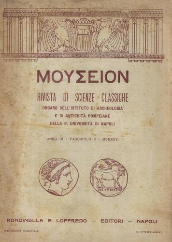 Rivista scienze classiche - rivista, di