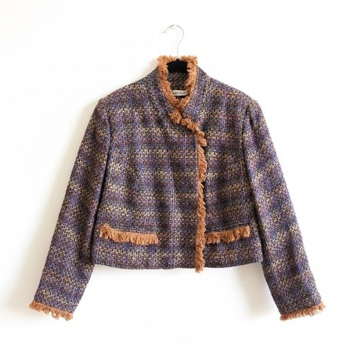 Blazer tweed multicolore - blazer, in