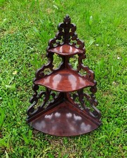 mensola ad angolo in legno