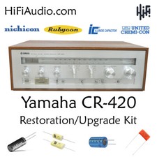 Yamaha CR-420 Ricostruzione Restauro Recap Service Kit Fix Riparazione Filtro Condensatore