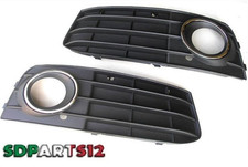 Coppia Griglia Paraurti Anteriore Audi A4 B8 8k Cornice Mostrina Fendinebbia