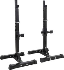 2PCS Squat Rack Regolabile