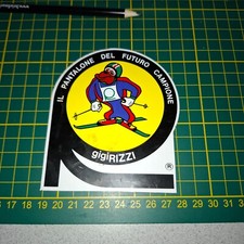 adesivo vintage STICKER kleber gigi rizzi il pantalone del futuro campione