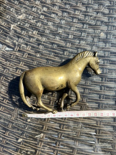 Statuina cavallo ottone