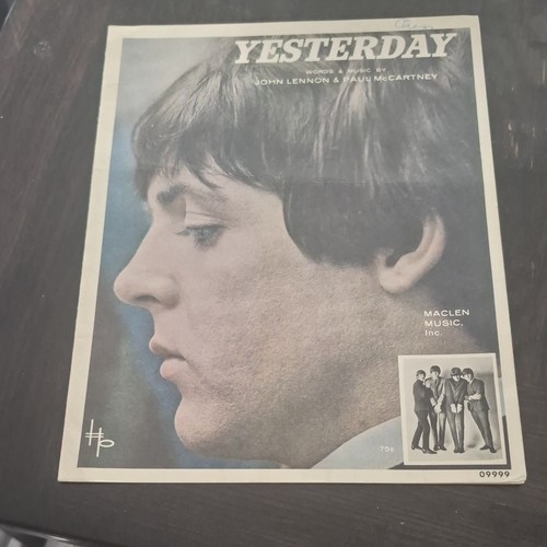 Yesterday partiture - yesterday,