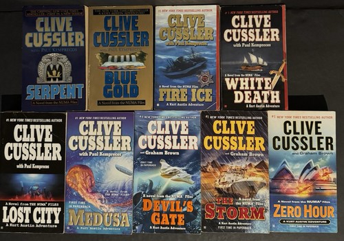 Clive cussler books numa - books-,