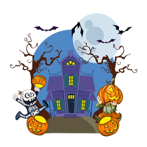 Casa fantasma adesivi - , murali