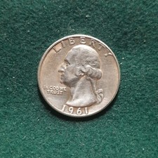 USA  1961 QUARTO DI DOLLARO
