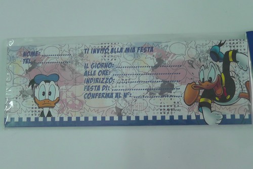 Inviti assegno paperino - inviti,