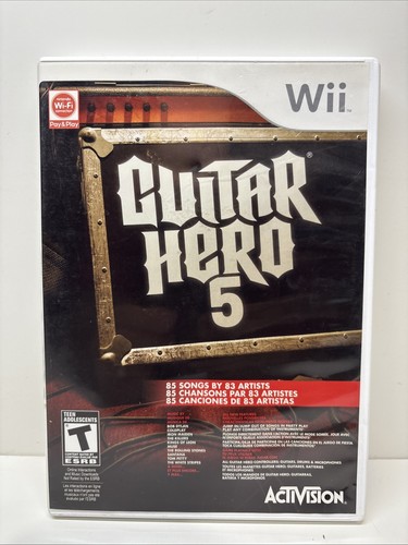 Guitar hero nintendo wii cib - hero, 5