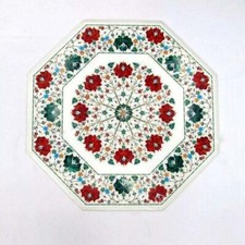 Tavolo 24" intarsiato marmo