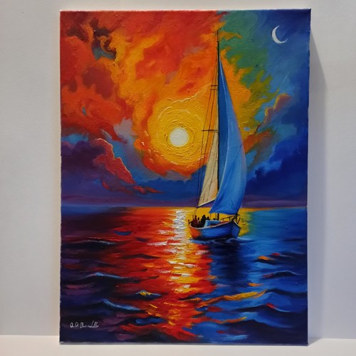 Quadro pittura olio tela - quadro,