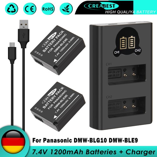 Batteria dmw ble9 - 2x, +