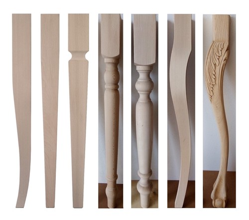 Gambe legno per - in, tavolo