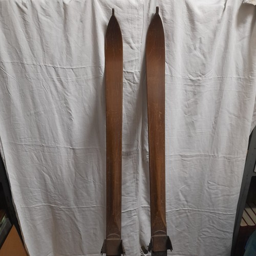 Coppia sci legno da - in,