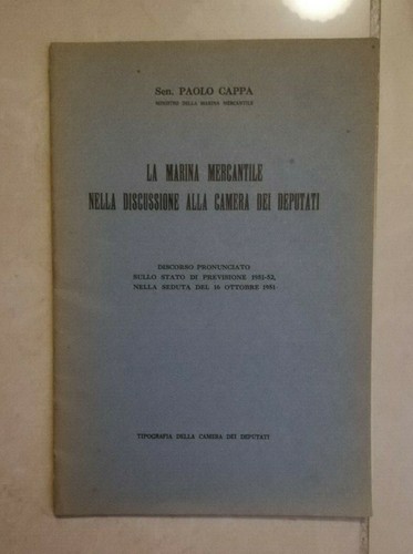 Cappa marina mercantile - cappa,