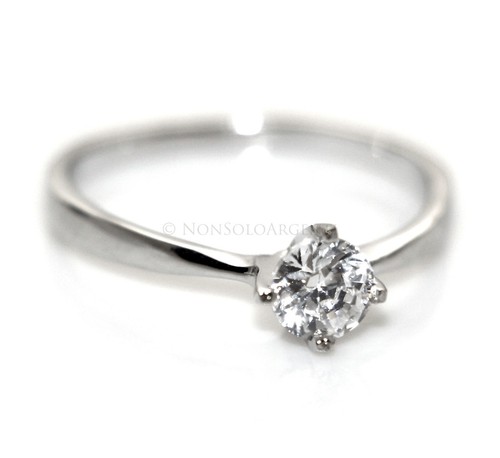 Anello solitario donna - anello,