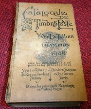 1930 - Yvert &Tellier - Champion - Catalogue de Timbres-Poste