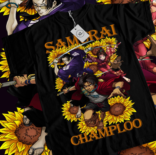 Samurai champloo shirt manga - champloo, t-shirt