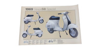 POSTER PLASTIFICATO VESPA 50
