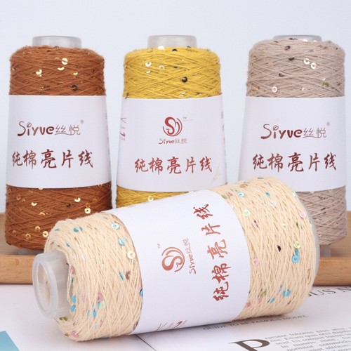 50g rotolo paillettes filato - 50g/rotolo,