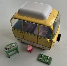 Peppa Pig Camper Van Giallo con Tetto Staccabile e Figura Peppa Pig