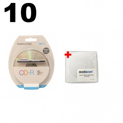Memorex 52x r 80min - 52x, cd-r