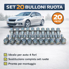 20 bulloni fissaggio ruota per