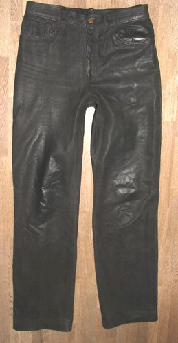 Uomo jeans pelle nabuk - jeans, in