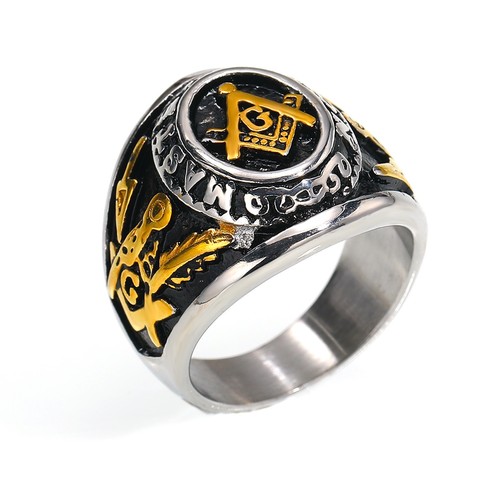 Anello vintage massone - anello,