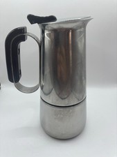 Caffettiera Lagostina modello 80 6 tazze moka vintage anni 80 acciaio inox 18/10
