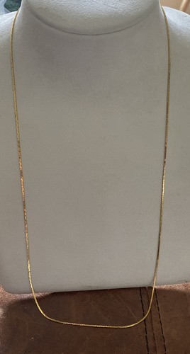 Collana catenina placcata oro