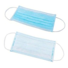 3 Strati Mascherine Chirurgiche Monouso - Blu Pz 10